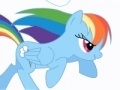                                                                     Friendship is Magic - Rainbow Dash attack cloud ﺔﺒﻌﻟ