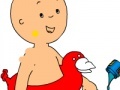                                                                     Coloring with Caillou ﺔﺒﻌﻟ