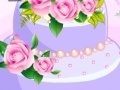                                                                     Rose Wedding Cake ﺔﺒﻌﻟ