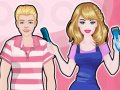                                                                     Barbie hairdresser with ken ﺔﺒﻌﻟ