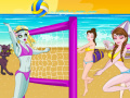                                                                     Princess Vs Monster High Beach Voleyball ﺔﺒﻌﻟ