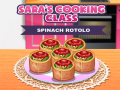                                                                     Sara’s Cooking Class Spinach Rotolo ﺔﺒﻌﻟ