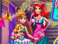                                                                     Anna And Ariel Princess Ball Dress Up ﺔﺒﻌﻟ