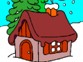                                                                     House in Winter Forest Coloring ﺔﺒﻌﻟ