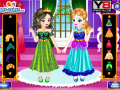                                                                     Baby Elsa With Anna Dress Up ﺔﺒﻌﻟ