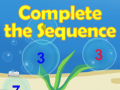                                                                     Complete The Sequence ﺔﺒﻌﻟ