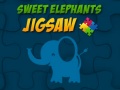                                                                     Sweet Elephants Jigsaw ﺔﺒﻌﻟ