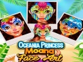                                                                     Oceania Princess Moana Face Art ﺔﺒﻌﻟ