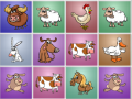                                                                     Farm animals matching puzzles ﺔﺒﻌﻟ