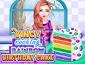                                                                     Vincy Cooking Rainbow Birthday Cake ﺔﺒﻌﻟ