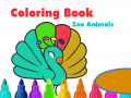                                                                     Coloring Book: Zoo Animals ﺔﺒﻌﻟ