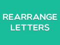                                                                     Rearrange Letters ﺔﺒﻌﻟ