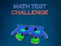                                                                     Math Test Challenge ﺔﺒﻌﻟ