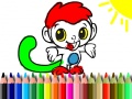                                                                     Back To School: Monkey Coloring ﺔﺒﻌﻟ