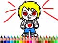                                                                     Scary Boy Coloring Book ﺔﺒﻌﻟ