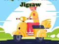                                                                     City Scooter Rides Jigsaw ﺔﺒﻌﻟ