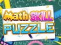                                                                     Math Skill Puzzle ﺔﺒﻌﻟ