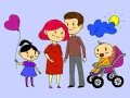                                                                     Happy Family Coloring Book ﺔﺒﻌﻟ