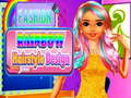                                                                     Fashion Rainbow Hairstyle Design ﺔﺒﻌﻟ