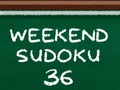                                                                     Weekend Sudoku 36 ﺔﺒﻌﻟ
