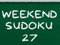                                                                     Weekend Sudoku 27 ﺔﺒﻌﻟ
