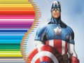                                                                     Coloring Book for Captain America ﺔﺒﻌﻟ