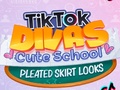                                                                     TikTok Divas Cute School Pleated Skirt Looks ﺔﺒﻌﻟ
