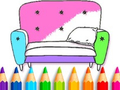                                                                     Coloring Book: House Decoration ﺔﺒﻌﻟ