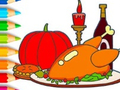                                                                     Coloring Book: Thanksgiving Day ﺔﺒﻌﻟ