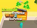                                                                     Zombie defense War Z Survival  ﺔﺒﻌﻟ