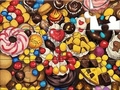                                                                     Jigsaw Puzzle: Chocolates ﺔﺒﻌﻟ