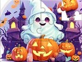                                                                     Jigsaw Puzzle: Halloween Cute Ghost ﺔﺒﻌﻟ