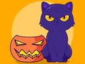                                                                     Coloring Book: Halloween Cat ﺔﺒﻌﻟ