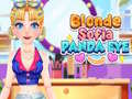                                                                     Blonde Sofia Panda Eyes ﺔﺒﻌﻟ
