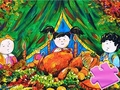                                                                     Jigsaw Puzzle: Happy Thanksgiving ﺔﺒﻌﻟ