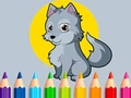                                                                     Coloring Book: Wolf ﺔﺒﻌﻟ