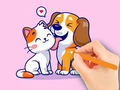                                                                     Coloring Book: Dog And Cat ﺔﺒﻌﻟ