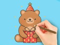                                                                     Coloring Book: Gift Bear ﺔﺒﻌﻟ