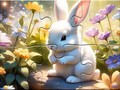                                                                     Jigsaw Puzzle: Sunny Forest Rabbit ﺔﺒﻌﻟ