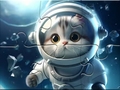                                                                     Jigsaw Puzzle: Astronaut-Cat ﺔﺒﻌﻟ