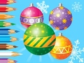                                                                     Coloring Book: Christmas Decorate Balls ﺔﺒﻌﻟ