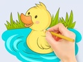                                                                     Coloring Book: Baby Duck Swim ﺔﺒﻌﻟ