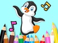                                                                     Coloring Book: Dancing Penguin ﺔﺒﻌﻟ