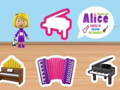                                                                     World of Alice Shapes of Musical Instruments ﺔﺒﻌﻟ