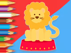                                                                    Coloring Book: Circus-Lion ﺔﺒﻌﻟ