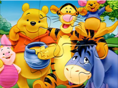                                                                     Jigsaw Puzzle: Winnie With Friends ﺔﺒﻌﻟ