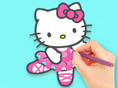                                                                     Coloring Book: Hello Kitty Dancing ﺔﺒﻌﻟ