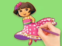                                                                     Coloring Book: Dora Prepare Party ﺔﺒﻌﻟ