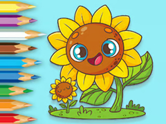                                                                     Coloring Book: Sunflowers ﺔﺒﻌﻟ