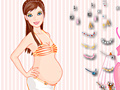                                                                     Fashionable Expectant Mother Dress Up ﺔﺒﻌﻟ